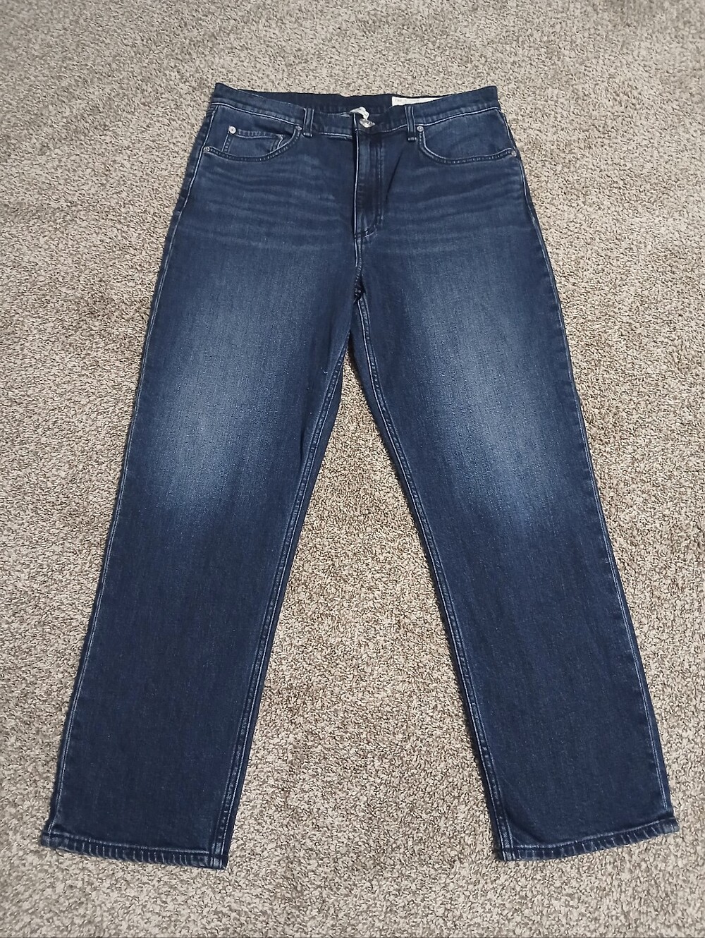 rag & bone Women's Dark Indigo Straight-Leg Jeans Size 32